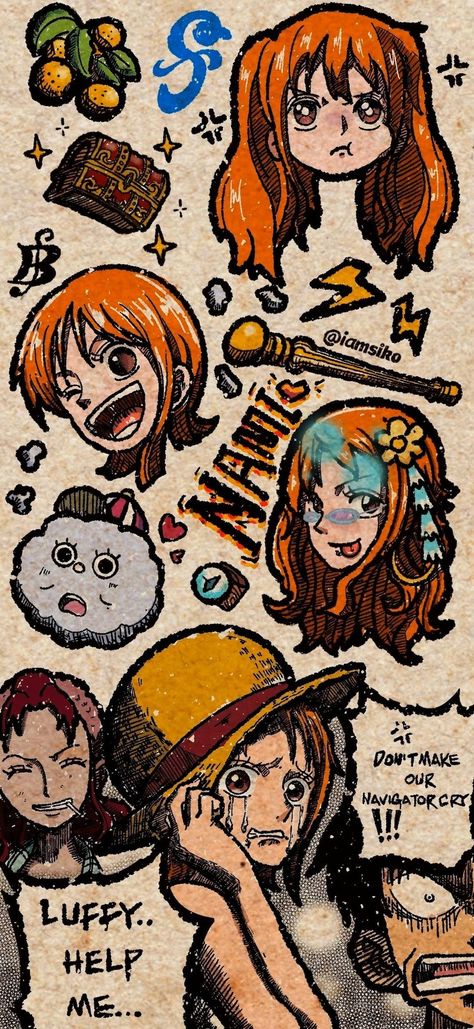 One Piece Photos, One Piece Cartoon, One Piece Wallpaper Iphone, One Piece Nami, K Wallpaper, Nami One Piece, Japon Illustration, One Peice Anime, Anime Wallpaper Phone