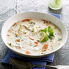 Fast & Easy Dinner: Coconut Lime Chicken Soup Lime Chicken Soup, Lime Soup, Fast Easy Dinner, Coconut Lime Chicken, Coconut Soup, Summer Recipes Dinner, Lime Chicken, Chicken Soup Recipes, Soup And Sandwich