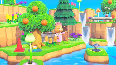 Kidcore entrances😋 Acnh Kidcore Entrance, Kidcore Island, Acnh Kidcore, Pastel Kidcore, Forest Core, Acnh Designs, Acnh Codes, Acnh Inspo, Animal Crossing Game