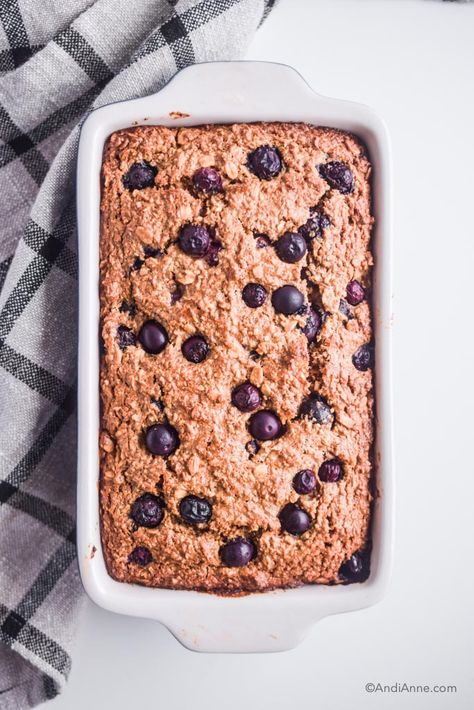 Things To Meal Prep, Blueberry Loaf Bread, Rolled Oats Breakfast, Blueberry Oatmeal Bread, Breakfast Cake Healthy, Health Dessert Recipes, Blueberry Cakes, Blueberry Baked Oatmeal, Kid Meal Ideas