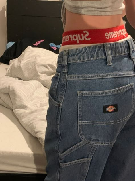 Supreme Aesthetic, Dickies Pants, Pants, Trousers