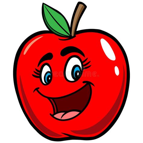 Red Apple Art, Apple Cartoon, Apple Clip Art, Apple Illustration, Apple Images, Apple Picture, Community Helpers Theme, Vegetable Cartoon, Apple Vector