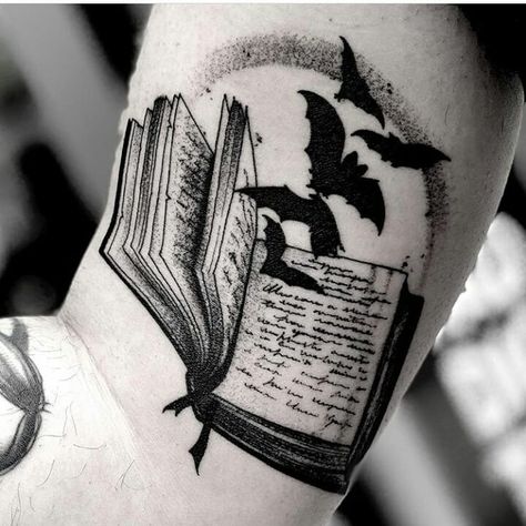 Matching Tats, Full Leg Tattoos, Skin Needling, Bestie Tattoo, Gothic Books, Goth Tattoo, Bat Tattoo, Tattoo Trend, Gothic Tattoo