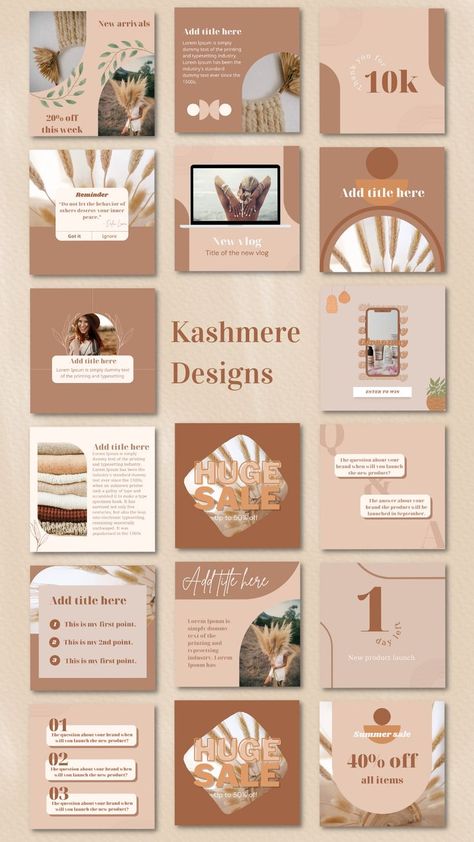 Instagram Feed Theme Layout, Bohemian Instagram, Canva Template Instagram, Minimalist Bohemian, Minimalist Inspiration, Graphic Design Books, Instagram Theme Feed, Spiritual Yoga, Instagram Canva