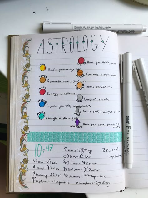 #bulletjournal #inspirational #astrology #creative #ideas Astrology Museum, Shadow Book Pages Ideas, A6 Stalogy, Shadow Journal, Spiritual Learning, Shadow Book, Zodiac Journal, Grimoire Book, Spiritual Journals