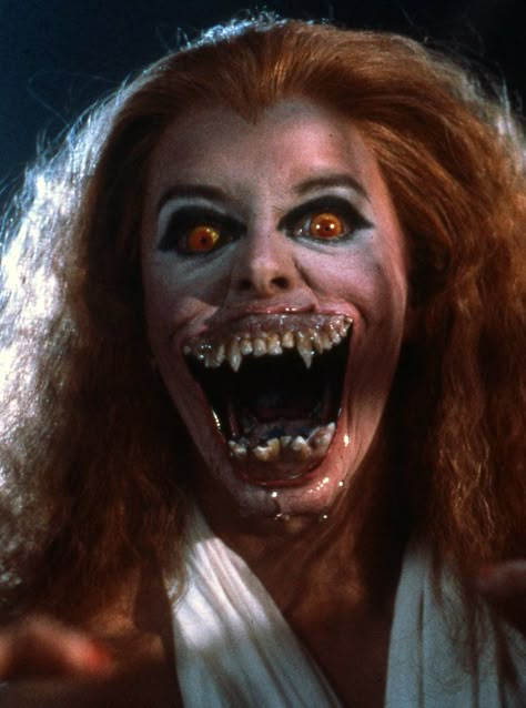 Fright Night (1985) Hollywood Horror Movies, Scary Horror Movies, Fright Night 1985, Chris Sarandon, Women In Horror, Vampire Film, Monster Makeup, Practical Effects, Monster Movies