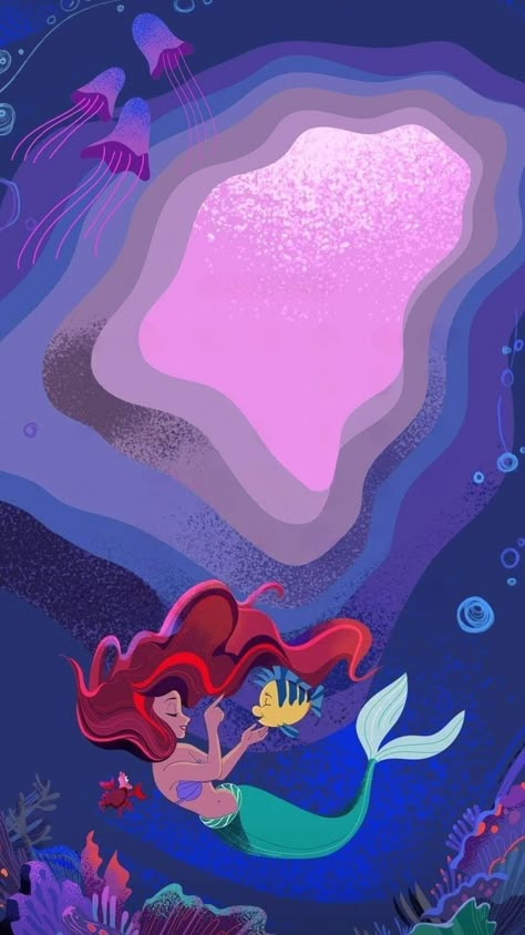 Mermaid Wallpaper Iphone, Disney References, Hello Kitty Mermaid, Ariel Wallpaper, Kitty Mermaid, Little Mermaid Wallpaper, Mermaid Wallpaper, Mermaid Wallpapers, Ariel Disney