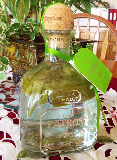 Spicy Jalapeno-Infused Margarita Jalapeno Infused Tequila, Jalapeño Tequila, Infused Alcohol, Infused Tequila, Easy Margarita Recipe, Spicy Drinks, Easy Margarita, Spicy Margarita, Tequila Bottles