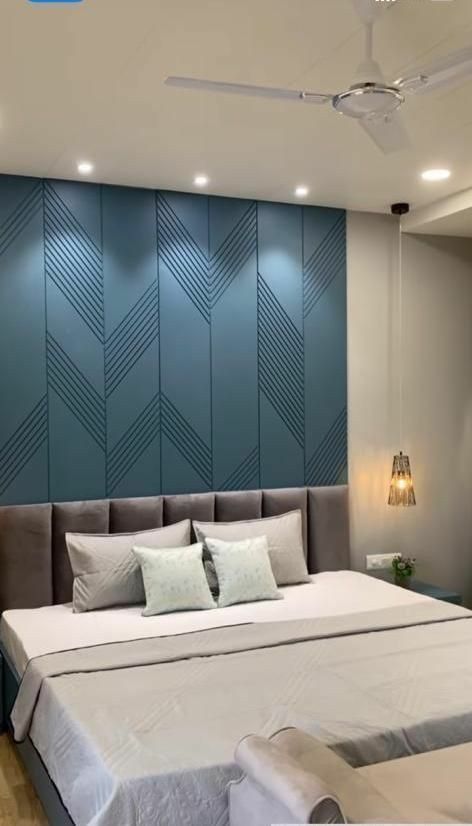 Simple Bed Designs, Unique Bedroom Design, Bedroom Interior Design Luxury, Wall Panels Bedroom, Bedroom Door Design, Modern Bedroom Interior, Bedroom Wall Designs, Bad Inspiration, Bed Design Modern