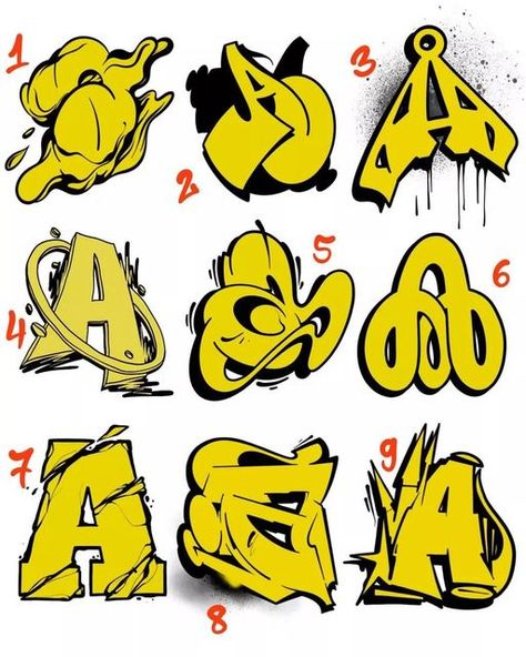 Procreate Kings on Instagram: "🔥 @mrioes Select your favorite 🙏 Starting new stuff. Stay tuned for more 👌 Thanks Raver one 💪 #a #alphabet #mrioes #abc" Cool Graffiti Letters, Graffiti Letters Styles, A Alphabet, Graffiti Images, Graffiti Art Letters, Graffiti Wildstyle, Graffiti Text, Cartoon Character Tattoos, Graffiti Lettering Fonts