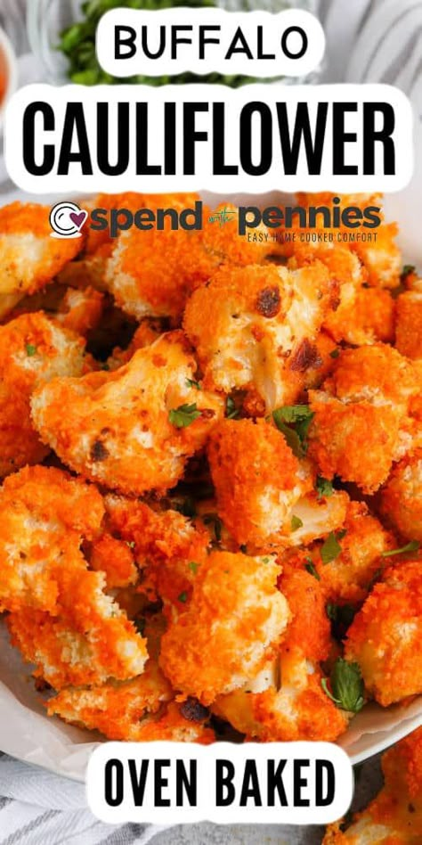 Baked Buffalo Cauliflower Bites, Oven Baked Cauliflower, Baked Cauliflower Bites, Buffalo Bites, Buffalo Cauliflower Recipes, Buffalo Hot Wings, Baked Buffalo Cauliflower, Buffalo Style, Buffalo Cauliflower Bites