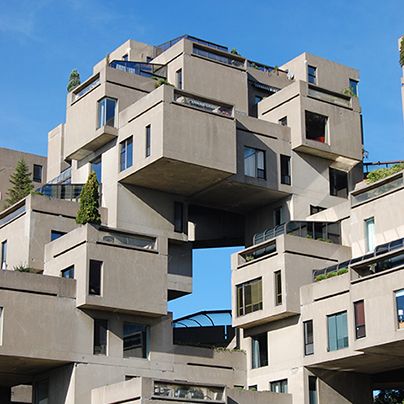 Cubic Building, Habitat 67, Moshe Safdie, Minecraft City Buildings, Brutalism Architecture, Urban Design Plan, Urban Housing, University Architecture, Concrete Architecture