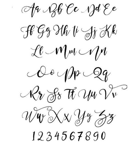 Fonts Calligraphy Letters Alphabet Fonts Handwriting, Calligraphy Names Handwriting, Bouncy Calligraphy Alphabet, Pretty Fonts Alphabet, Cursive Fonts Alphabet, Modern Calligraphy Alphabet, Letras Cool, Calligraphy Writing Styles, Calligraphy Fonts Alphabet