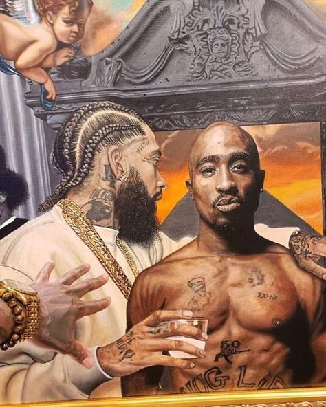 Nipsey Hussle Wallpaper, Nipsey Hussle Art, 2pac Art, Artist Space, Tupac Photos, Lauren London Nipsey Hussle, Tupac Art, Tupac Wallpaper, Cardi B Photos