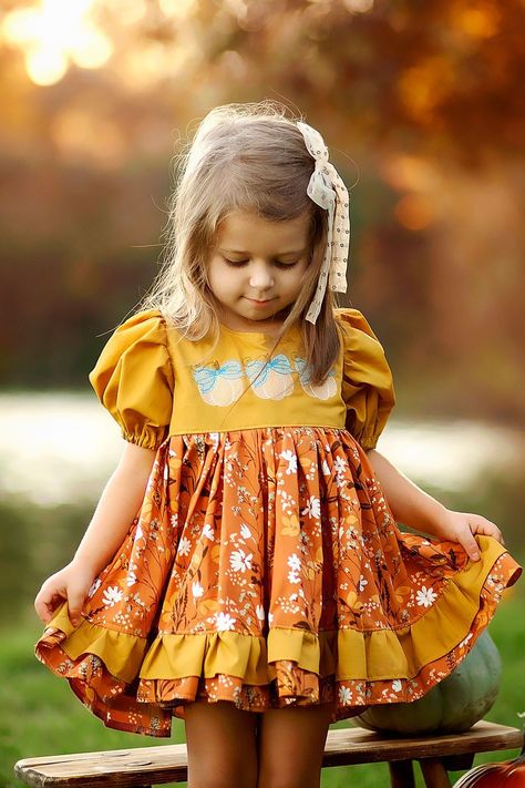 Girls Fall Floral Dress

Dress your little girl in this stylish and comfortable floral dress for fall. Perfect for any occasion, from a day out to a special event. #girlsfallfashion #girlsdresses #falldresses

Girls Pumpkin Dress

Adorable pumpkin dress for your little girl. Perfect for Halloween or any fall event. #pumpkindress #halloween #girlsfallfashion

Girls Thanksgiving Dress

Thanksgiving dress your little girl in this Toddler Fall Dress, Peach Costume, Pumpkin Embroidery, Girls Fall Fashion, Girls Fall Dresses, Sweet Pictures, Fall Floral Dress, Pumpkin Dress, Play Clothes