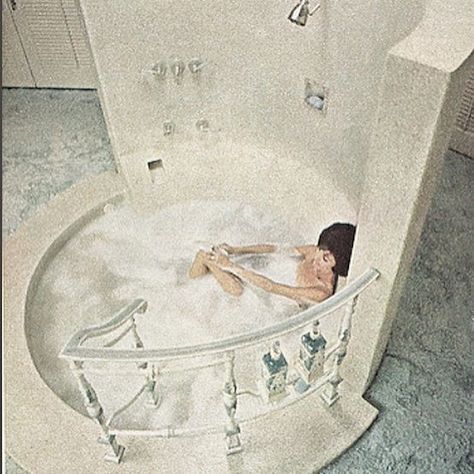 #perfect Elvis Presley's Birthday, Honeymoon House, Sunken Bathtub, Sunken Tub, Messy Nessy Chic, Shag Carpet, Grand Art, My New Room, Bathroom Interior