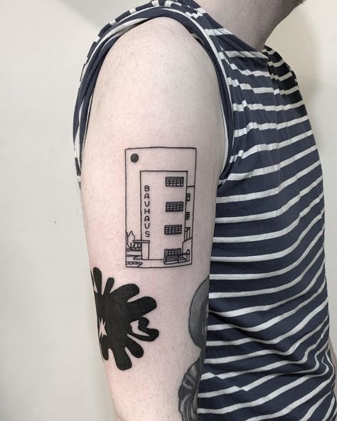 Mr Preston Tattoo, Bauhaus Tattoo, Medieval Tattoo, Text Tattoo, Bauhaus Art, Tiny Tattoo, Body Tattoos, Tiny Tattoos, Preston