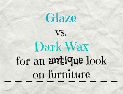 glaze or dark wax on furniture Wax On Furniture, Faux Wood Painting, Faux Wood Paint, Glazing Furniture, White Washed Furniture, Refinishing Furniture Diy, Antiquing Glaze, Cottage Furniture, Antique Wax