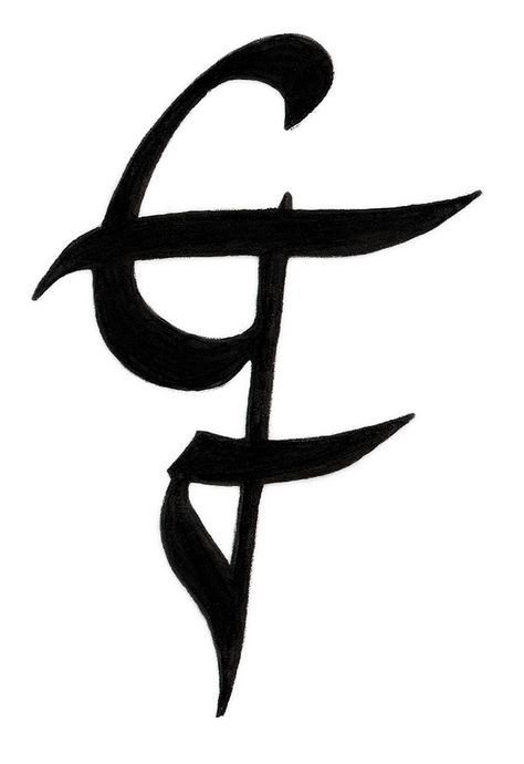 As for me, i create my monogram with the letters G and F. At first, we used nib… F And A Letters Love, Legal Logo Design, Letter G Tattoo, F Tattoo, Calligraphy Monogram, Graffiti Alphabet Styles, G Logo Design, The Letter G, G Tattoo