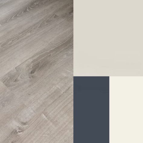 Grey Wood Color Palette, Grey Floor And Wall Color Combinations, Sterling Oak Lifeproof, Grey Hardwood Floors, Navy Furniture, Wood Floor Colors, Minimal Kitchen Design, Grey Hardwood, Wall Color Combination