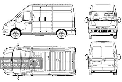 Van Blueprints, Citroen C15, 3ds Max Design, Ducato Camper, 4x4 Camper Van, Caddy Maxi, Mercedes Benz Viano, Car Banner, Kia Carens