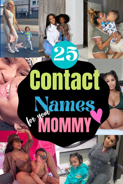 Looking for the perfect contact name for your mother? Look no further! This list has everything from classic names to more modern ones. We've got you covered whether you're looking for something traditional or something a little more unique. So, what are you waiting for? Start scrolling and find the perfect contact name for your mom today! Mother Contact Names, Names For Your Mom In Your Contacts, Contact Names For Mother, Contact Name For Mom, Names To Call Your Mom, Mom Contact Names, Mom Names For Contacts, Mom Contact Names Ideas, Contact Names For Mom