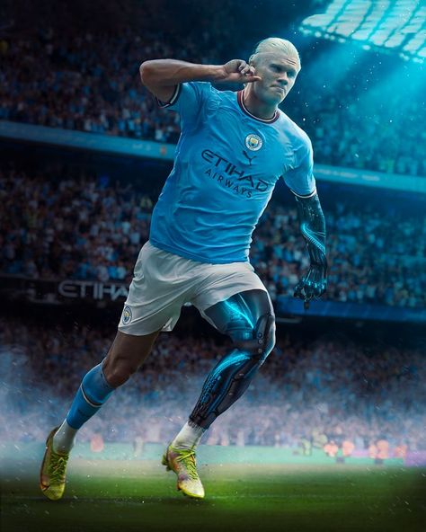 erling  haaland Haaland Man City, Manchester City Players, Fifa Mobile, Godzilla Wallpaper, Soccer Outfit, Soccer Memes, Soccer Tips, Kylian Mbappe, Transfer News