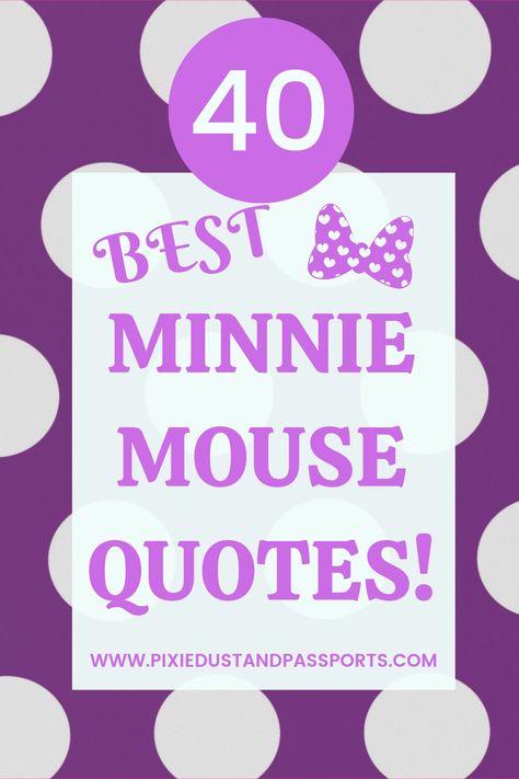 Discover the magic Disney with these iconic Minnie Mouse quotes – where bows meet wisdom! 🐭💕 Unleash the Disney charm in every word. #MinnieQuotes #DisneyMagic Minnie mouse quotes, mickey and Minnie quotes, Disney Minnie quotes, Minnie mouse bow quotes, Minnie mouse magic quotes, Minnie mouse sayings, Minnie mouse quotes love Minnie Mouse Sayings, Minnie Quotes, Minnie Mouse Quotes, Mickey Mouse Quotes, Bow Quotes, Daisy Quotes, Mouse Quotes, Disney Love Quotes, Growing Up Quotes