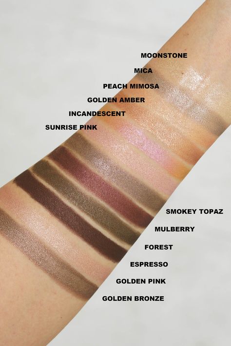 Bobbi Brown Cream Shadow Stick Swatch, Bobbi Brown Sandwash Pink, Bobbi Brown Highlighter, Bobbi Brown Eyeshadow, Bobbi Brown Shimmer Brick, Highlighter Swatches, Rose Gold Eyeshadow, Taupe Eyeshadow, Eyeshadow For Blue Eyes