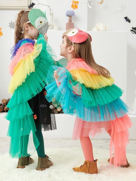 Eagle Costume, Parrot Costume, Animal Dress, Girls Cape, Animal Dress Up, Dress Up Party, Bird Costume, Costume For Kids, Animal Costumes