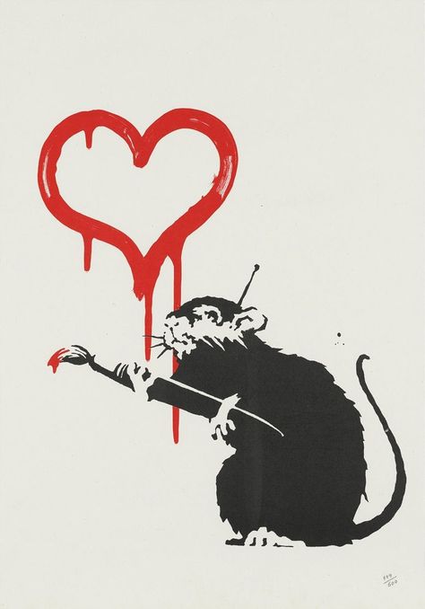 Banksy Rat, Banksy Artwork, Banksy Wall Art, Street Art Banksy, Banksy Graffiti, Banksy Art, Drawing Stencils, Graffiti Alphabet, Stencil Art