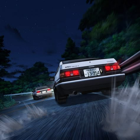 Initial D Live Wallpaper, Initial D Fifth Stage, Wangan Midnight, Car Anime, Initial D Car, Skyline Gtr R34, Gtr R34, Japanese Domestic Market, Best Jdm Cars