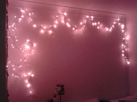 Pink neon led lights in bedroom Blush Pink Bedroom Walls, Pink Fairy Lights, Light Pink Bedrooms, Pink Christmas Lights, Pink Led Lights, Blush Pink Bedroom, Pink Bedroom Walls, Blush Bedroom, Pink Lights