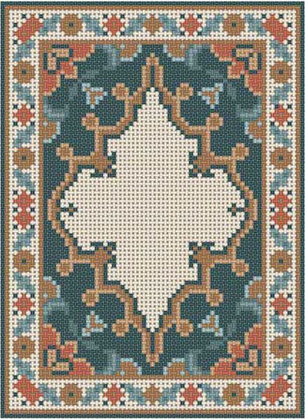 Miniature rug pattern - or - multi functional craft pattern use for: cross stitch chart or cross stitch pattern, crochet pattern, knitting, knotting pattern, beading pattern, weaving and tapestry design, pixel art, micro macrame, friendship bracelets, and other crafting projects. Miniature Cross Stitch, Miniature Rug, فن النسيج, Miniature Needlepoint, Needlepoint Rugs, Miniature Embroidery, Cross Stitch Pillow, Pattern Knitting, Cross Patterns