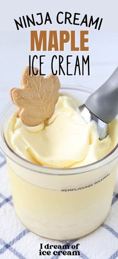 Ninja Creami Brownie Ice Cream, Fall Ninja Creami, Sherbert Ninja Creami, Ninja Creami Maple Ice Cream, Ice Cream Menu Ideas, Recipes For Ninja Creami Deluxe, Ninja Creami Oat Milk Recipes, Gelato Recipes For Ninja Creami, Ninja Creami Base Recipes