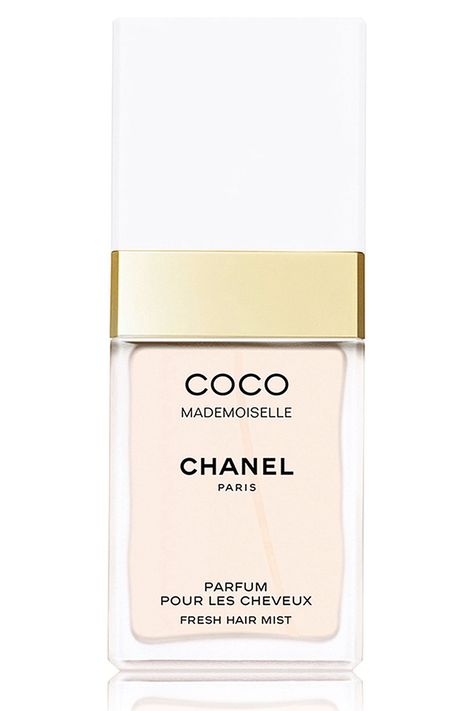 Chanel Coco Mademoiselle Parfum Fresh Hair Mist, £37.50- CosmopolitanUK Coco Chanel Hair, Chanel Hair Mist, Parfum Fresh, Curl Products, Coco Chanel Mademoiselle, Front Teeth, Different Hair, Hair Mist, Perfume Making