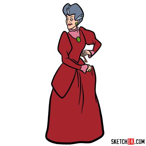 How to draw Lady Tremaine (Wicked Stepmother) - Step by step drawing tutorials Cinderella's Stepmother, Lady Tremaine Drawing, Cinderellas Step Sisters, A Cinderella Story Step Sisters, Cinderella Live Action Stepmother, Cinderella Stepsisters, Evil Stepmother, Step Mother, Musical Art