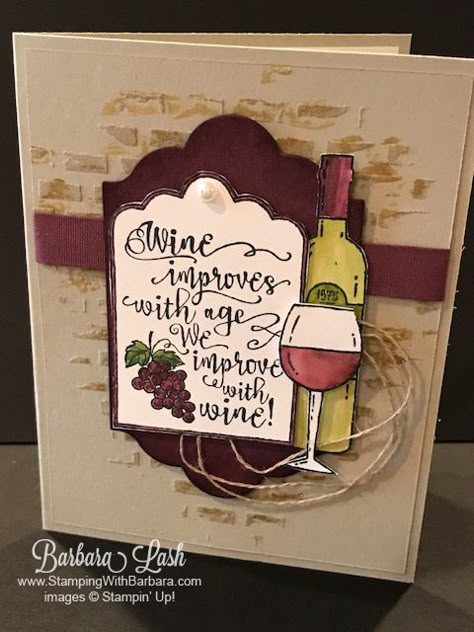 Wine Birthday Cards, Wine Bottle Gift Tags, Beer Card, Wine Bottle Gift, Masculine Birthday Cards, Birthday Wine, Wine Theme, Wine Bottle Crafts, Launch Party