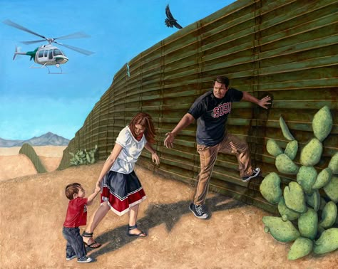 Immigration Art, Refugees Art, Hispanic Art, Latino Art, Mexican Culture Art, Arts And Crafts For Adults, Protest Art, Art News, Art Folder