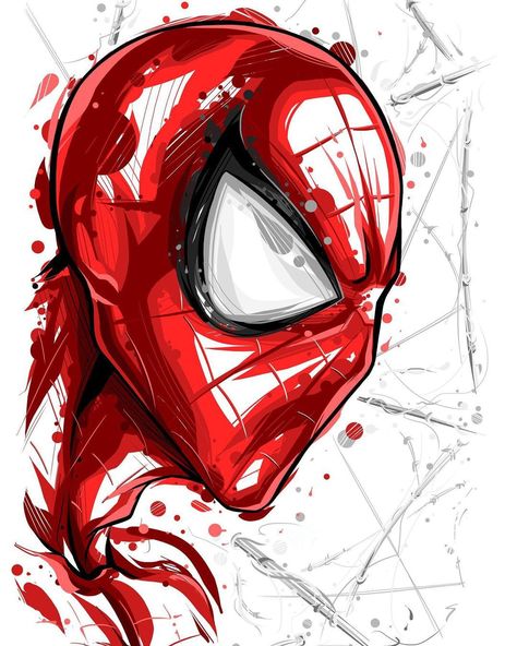 Spiderman Concept Art, Venom Suit, Suit Wallpaper, Spider Painting, Radioactive Spider, Spider Man Peter Parker, Spiderman Painting, Art Spiderman, Marvel Art Drawings