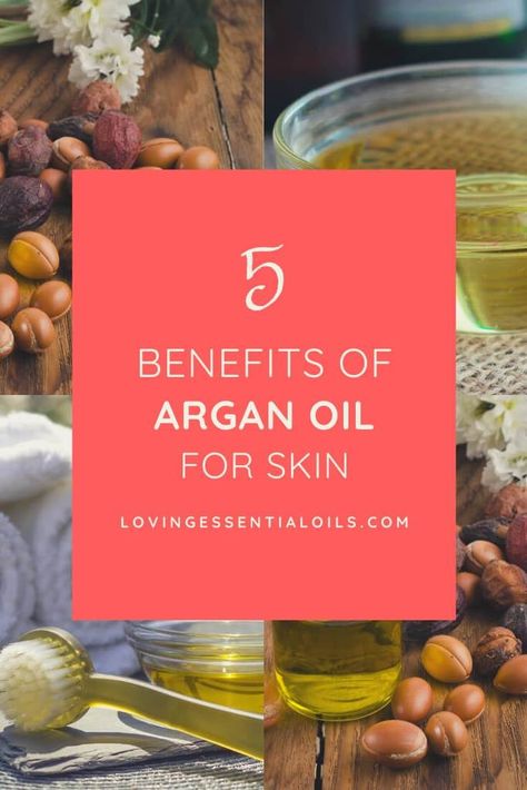 Benefits of Argan Oil for Skin with DIY Recipes - Carrier Oil Spotlight Argan Oil Benefits, Argon Oil, Oil For Skin, Oil For Dry Skin, Oil Benefits, Diy Recipes, Skin Care Recipes, Sun Damage, Essential Oil Recipes