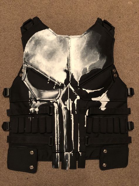 Punisher Vest Replica [FINISHED] & outfit Season 2 Netflix | RPF Costume and Prop Maker Community Morant Wallpapers, Punisher Costume, Punisher Cosplay, Punisher Artwork, Punisher Art, Punisher Logo, Punisher Marvel, Prop Maker, Superhero Cosplay