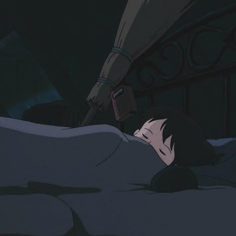 Kiki's Delivery Service, Delivery Service, Studio Ghibli, Bed