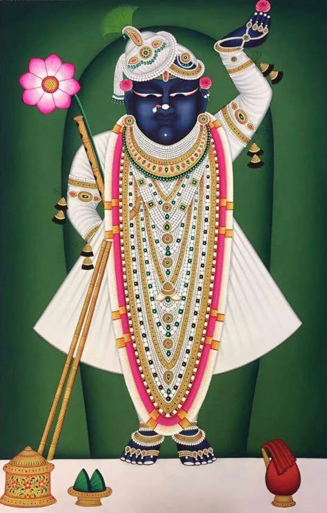 Shreenathji Wallpapers, Shri Nath Ji, Shreenath Ji, Shree Nathji, Jay Shree Krishna, Pichwai Art, Pichwai Painting, Krishna Temple, Happy Anniversary Wishes