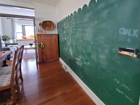 chalkboard wall - Google Search Green Chalkboard Wall, Sharpie Designs, Green Chalkboard, Traditional Paint, Chalkboard Wall, Chalkboard Paint, Painters Tape, Small Plates, Wall Paint