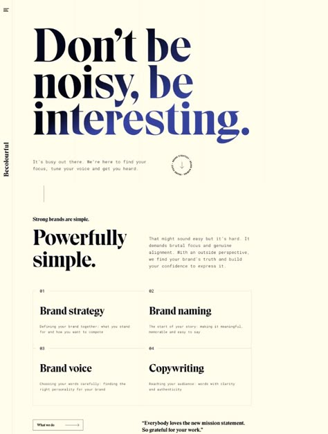 Copywriter Portfolio Website, Interactive Landing Page, Leadership Design, Leadership Branding, Graphic Moodboard, Typography Website, Language App, Agency Landing Page, Modern Fonts Free