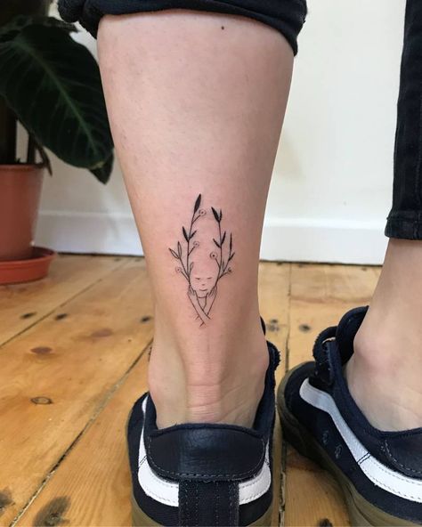 Achilles Tendon Tattoo Women, Achilles Tendon Tattoo, Achilles Tattoo, Achilles Tendon, Calf Tattoo, Hand Poke, Temporary Tattoo Designs, Ishikawa, Nara