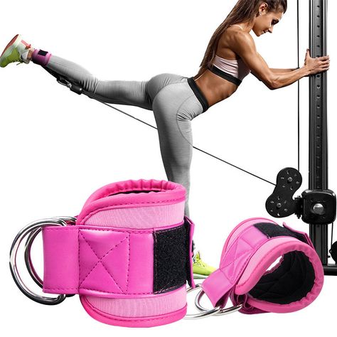 Elevate your lower body workouts with our Ankle Adjustable Straps! Designed for fitness enthusiasts of all levels, these straps are a must-have addition to your gym gear. Achieve optimal results in your glutes, hamstrings, and butt workouts while ensuring a secure fit. Our adjustable ankle straps are engineered to provide the perfect balance between comfort and performance. Made from a premium blend of SBR, Nylon, and Stainless Steel, these straps are built to withstand the toughest training sessions. The D-ring closure design ensures durability and reliability, even when lifting heavier weights. Versatile and easy to use, our Gym Ankle Adjustable Straps are compatible with most weight lifting and cable machines. Say goodbye to cumbersome equipment changes and hello to streamlined, effecti Resistance Training Exercises, Weight Watchers Muffins, Ankle Brace, Glute Activation, Lower Body Workouts, Training Exercises, Gear Accessories, Resistance Training, Protective Gear