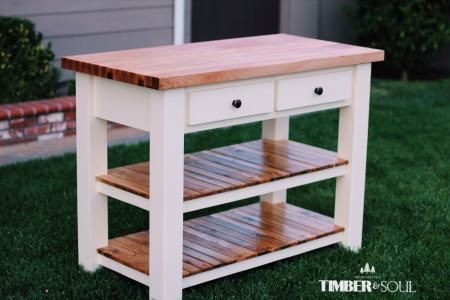 DIY Butcher Block Kitchen Island Kitchen Island Diy Plans, Sink Island, Butcher Block Kitchen Island, Diy Butcher Block, Butcher Block Island Kitchen, Kitchen Island Bench, Kitchen Island Plans, Butcher Block Island, Butcher Block Kitchen