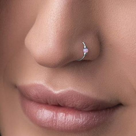 Silver Nose Piercing, Side Nose, Nose Ring Designs, Nose Jewels, Double Nose Piercing, Nose Piercing Ring, Sterling Silver Nose Rings, Nose Ring Jewelry, Nostril Ring